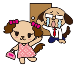 Dad loves daughter sticker #1078917