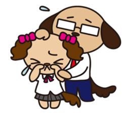 Dad loves daughter sticker #1078924