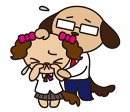 Dad loves daughter sticker #1078924
