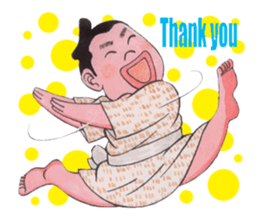 Sumo wrestler Man sticker #1078988