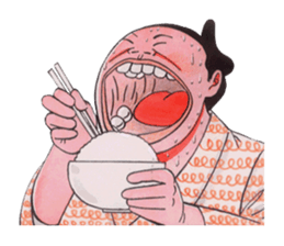 Sumo wrestler Man sticker #1078990