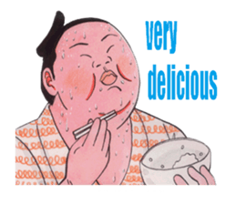 Sumo wrestler Man sticker #1078991