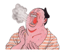 Sumo wrestler Man sticker #1078992