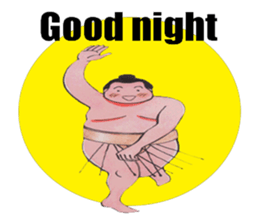 Sumo wrestler Man sticker #1078994
