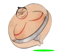 Sumo wrestler Man sticker #1078995