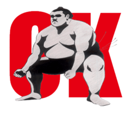 Sumo wrestler Man sticker #1078996