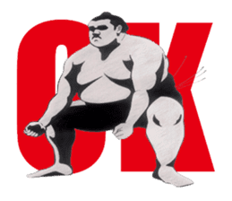 Sumo wrestler Man sticker #1078996