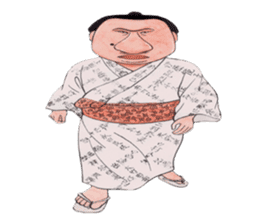 Sumo wrestler Man sticker #1079002