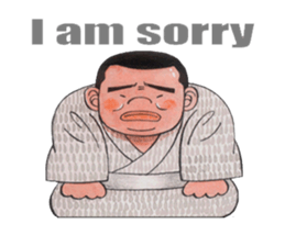 Sumo wrestler Man sticker #1079003