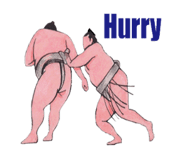 Sumo wrestler Man sticker #1079006