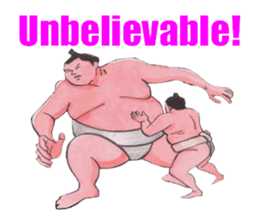 Sumo wrestler Man sticker #1079008
