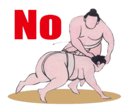 Sumo wrestler Man sticker #1079009