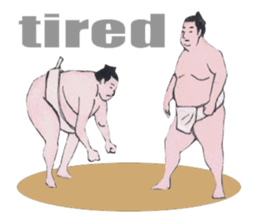 Sumo wrestler Man sticker #1079012