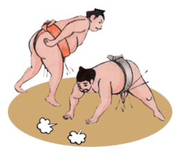 Sumo wrestler Man sticker #1079014