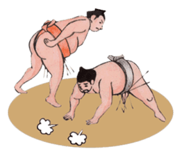 Sumo wrestler Man sticker #1079014
