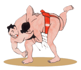 Sumo wrestler Man sticker #1079016