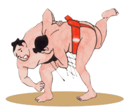 Sumo wrestler Man sticker #1079016