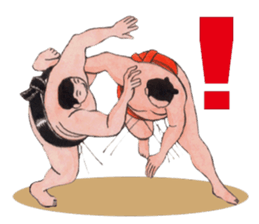Sumo wrestler Man sticker #1079018