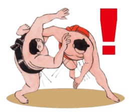 Sumo wrestler Man sticker #1079018