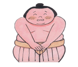 Sumo wrestler Man sticker #1079019