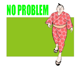 Sumo wrestler Man sticker #1079024