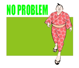 Sumo wrestler Man sticker #1079024