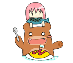 SAKURA with THE BEAR sticker #1079424