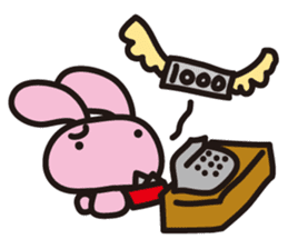 Everyday mochi-usagi sticker #1079770