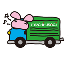 Everyday mochi-usagi sticker #1079771