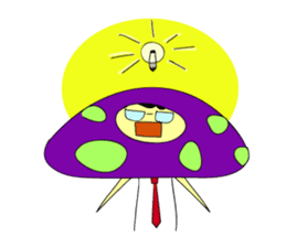 Mr. Mushroom sticker #1081004