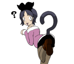 Cat woman (Nekojo) sticker #1081266