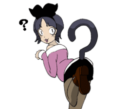 Cat woman (Nekojo) sticker #1081266