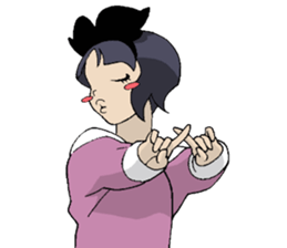 Cat woman (Nekojo) sticker #1081267