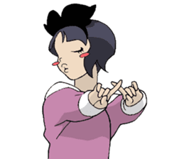 Cat woman (Nekojo) sticker #1081267