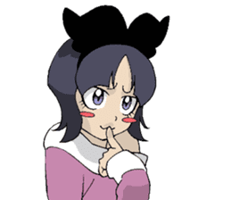 Cat woman (Nekojo) sticker #1081270