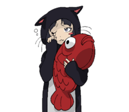 Cat woman (Nekojo) sticker #1081273