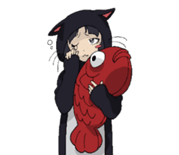 Cat woman (Nekojo) sticker #1081273