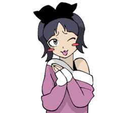 Cat woman (Nekojo) sticker #1081274