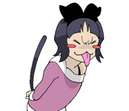 Cat woman (Nekojo) sticker #1081276
