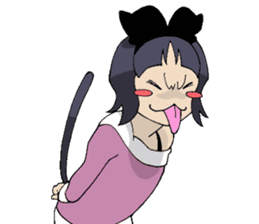 Cat woman (Nekojo) sticker #1081276