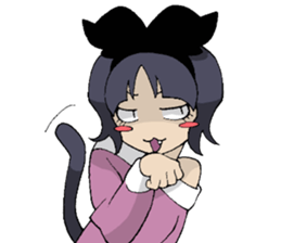 Cat woman (Nekojo) sticker #1081279
