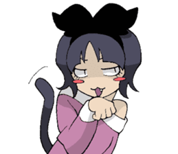 Cat woman (Nekojo) sticker #1081279