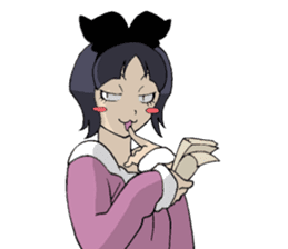 Cat woman (Nekojo) sticker #1081280