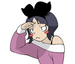 Cat woman (Nekojo) sticker #1081283