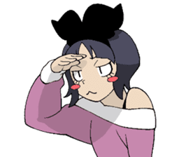 Cat woman (Nekojo) sticker #1081283