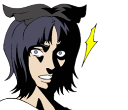 Cat woman (Nekojo) sticker #1081288