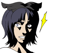 Cat woman (Nekojo) sticker #1081288