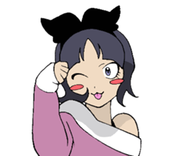 Cat woman (Nekojo) sticker #1081291