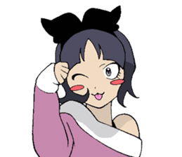 Cat woman (Nekojo) sticker #1081291