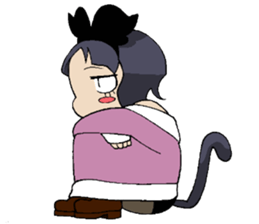 Cat woman (Nekojo) sticker #1081294